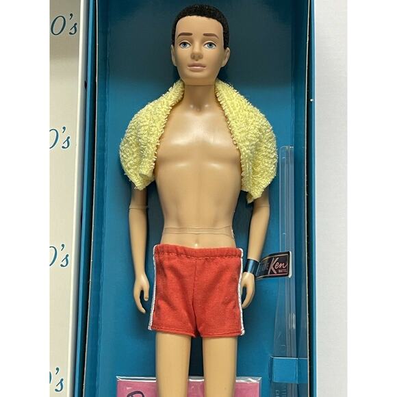 Mattel 2006 45th Anniversary Ken Doll #J0953 Swim Trunks and towel Cool - Picture 2 of 7